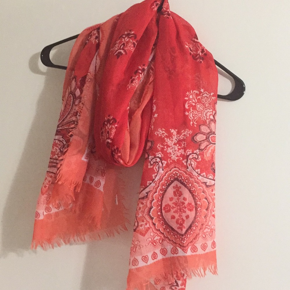 Like New Orange Scarf